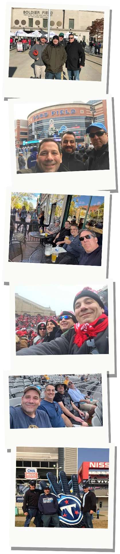GameHopper crew memories, right outer photo strip